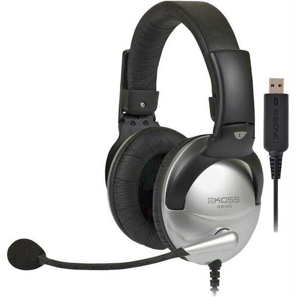 Koss Koss Full-Size USB Communication Headset with Noise Reduction Microphone - SB45 USB SB45 USB - main